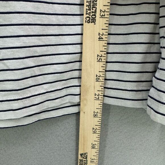 J. McLaughlin Marcus Striped Polo Long Sleeve Shirt Size XL - Picture 9 of 10